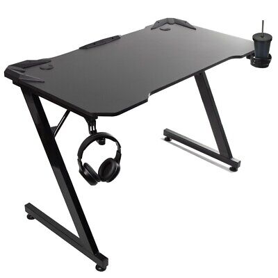 Igraći stol NANO RS, (veliki, crni, nosivost 150kg, visina 750mm, dimenzije 110x60x1.5cm, držač za čašu i slušalice)-0