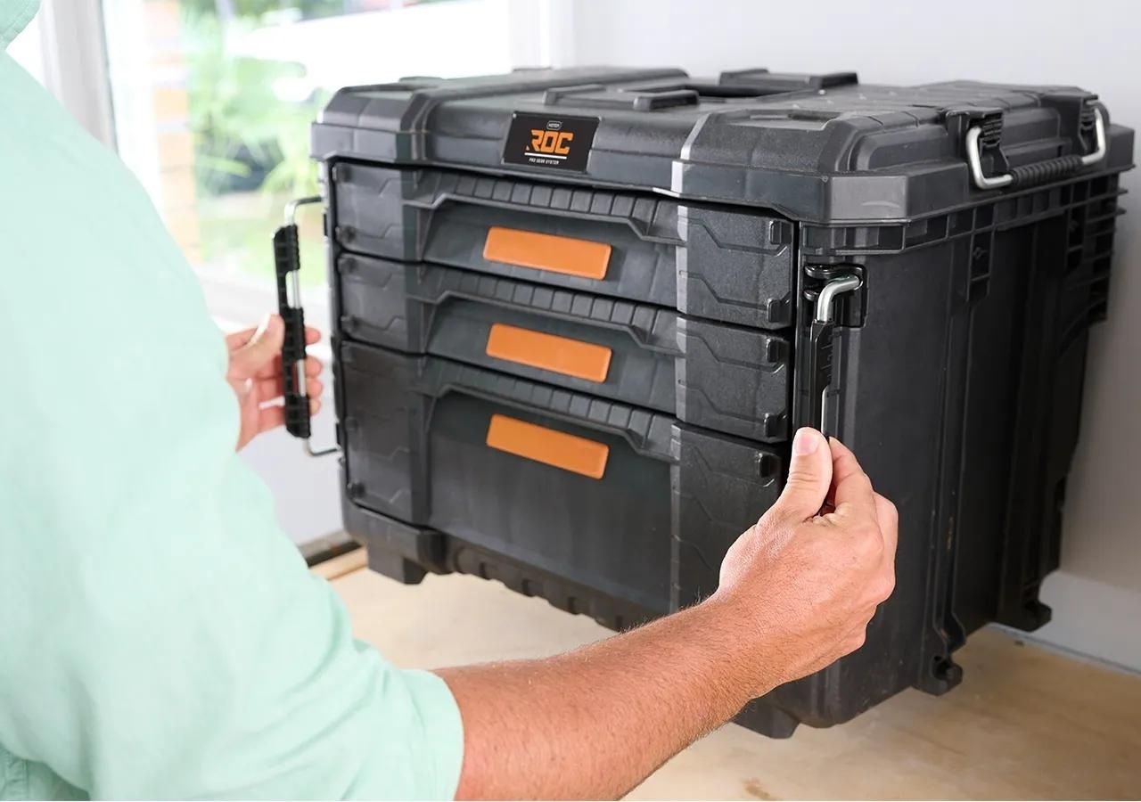 Alatni sanduk KETER XL ROC PRO GEAR 2.0 3-DRAWERS (3 ladice)-4
