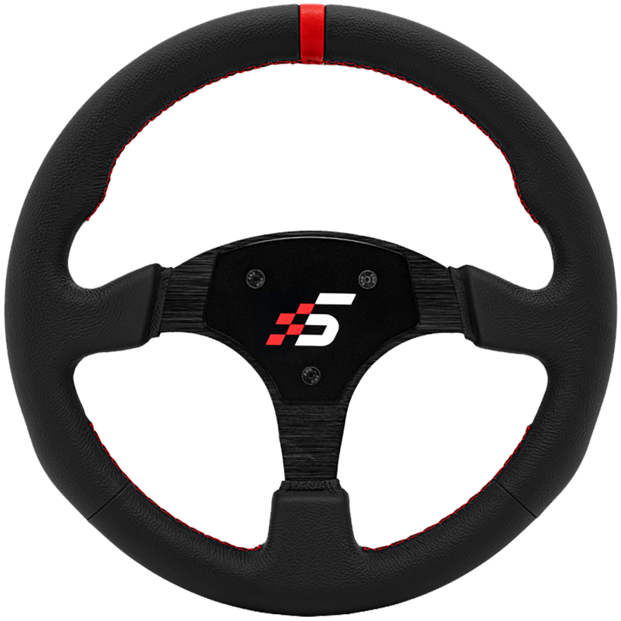Volan SIMAGIC P-330R (Kožni, 330mm)-0