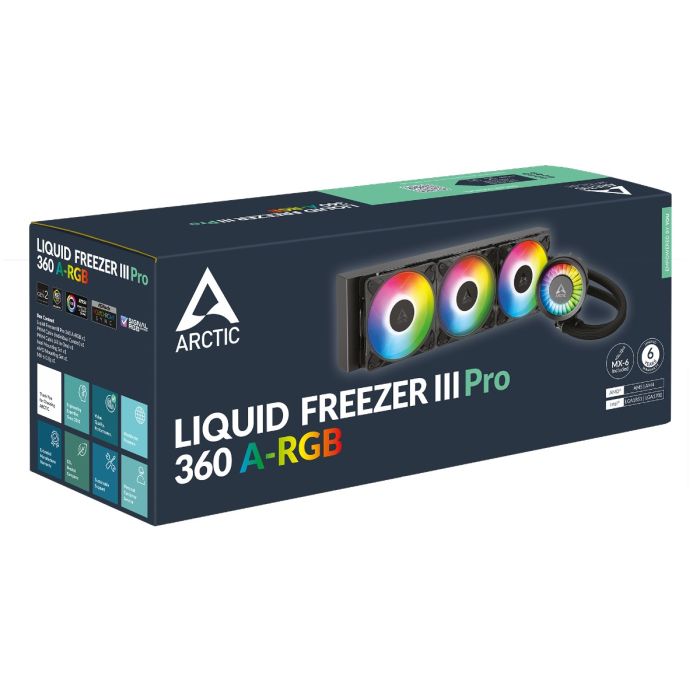 Hladnjak ARCTIC Arctic Liquid Freezer III Pro 360mm (kompatibilnost Intel LGA1851, LGA1700, AM5, AM4)-5
