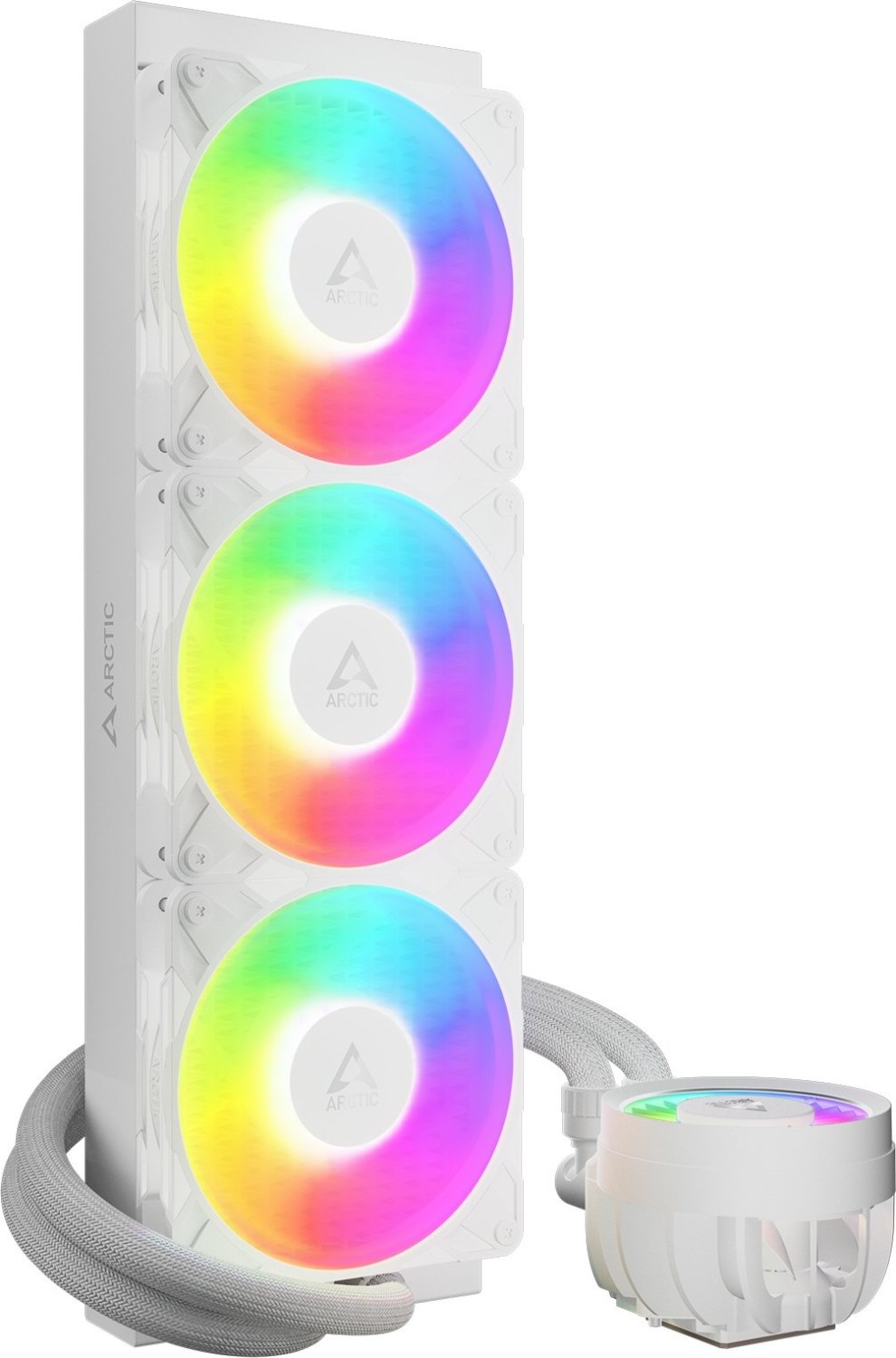 Vodeno hlađenje ARCTIC Liquid Freezer III Pro 360mm A-RGB (Intel/AMD kompatibilnost, 800-2800 rpm, 12x A-RGB GEN2 LED, 3x P12 PRO A-RGB ventilator)-2