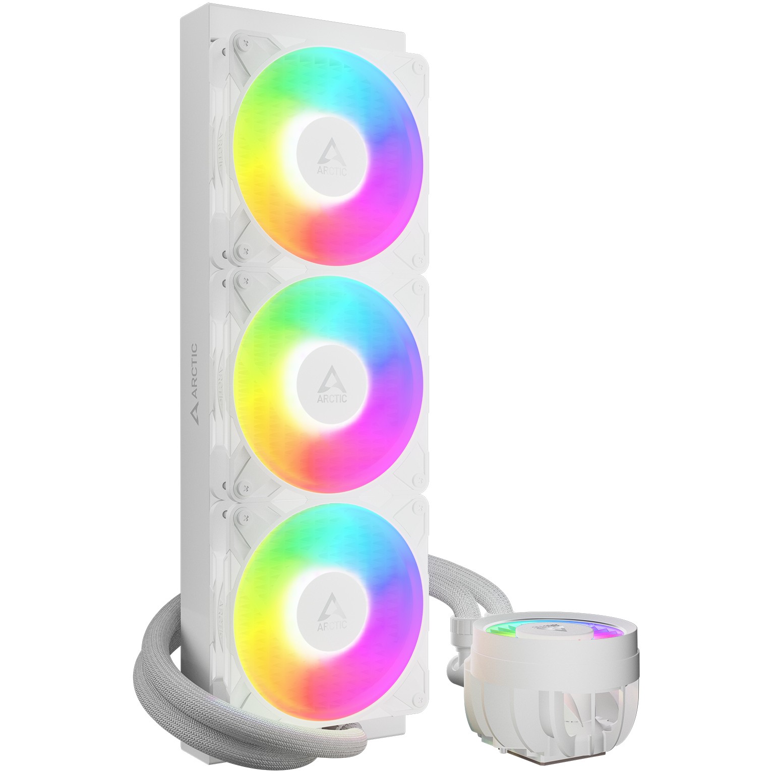 Vodeno hlađenje ARCTIC Liquid Freezer III Pro 360mm A-RGB (Intel/AMD kompatibilnost, 800-2800 rpm, 12x A-RGB GEN2 LED, 3x P12 PRO A-RGB ventilator)-14