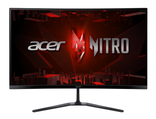 Gaming Monitor ACER Nitro ED240Q S3 (23.6" VA, Full HD, 180Hz, 1ms, 1500R zakrivljeni)