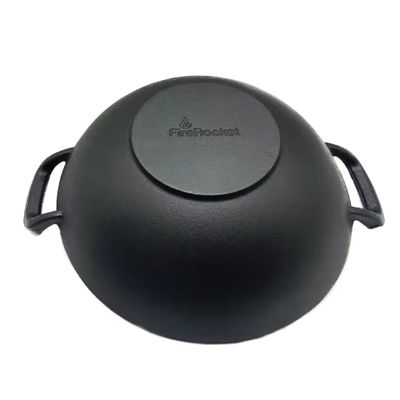 Wok tava FIREROCKET od lijevanog željeza (34 cm)-2