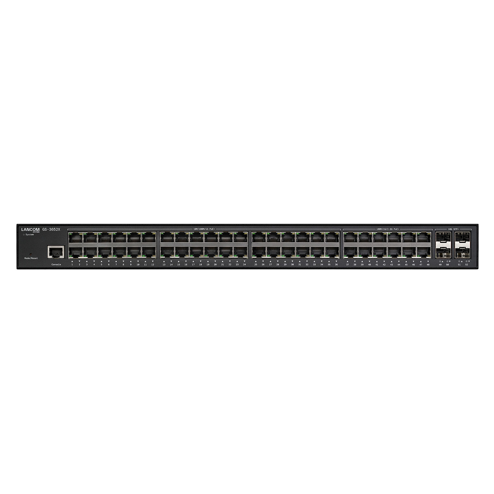 Switch LANCOM GS-3652X (52 porta, upravljiv, rack-mountable, PoE+, 2.5G PoE+, 212 Gbps)-0