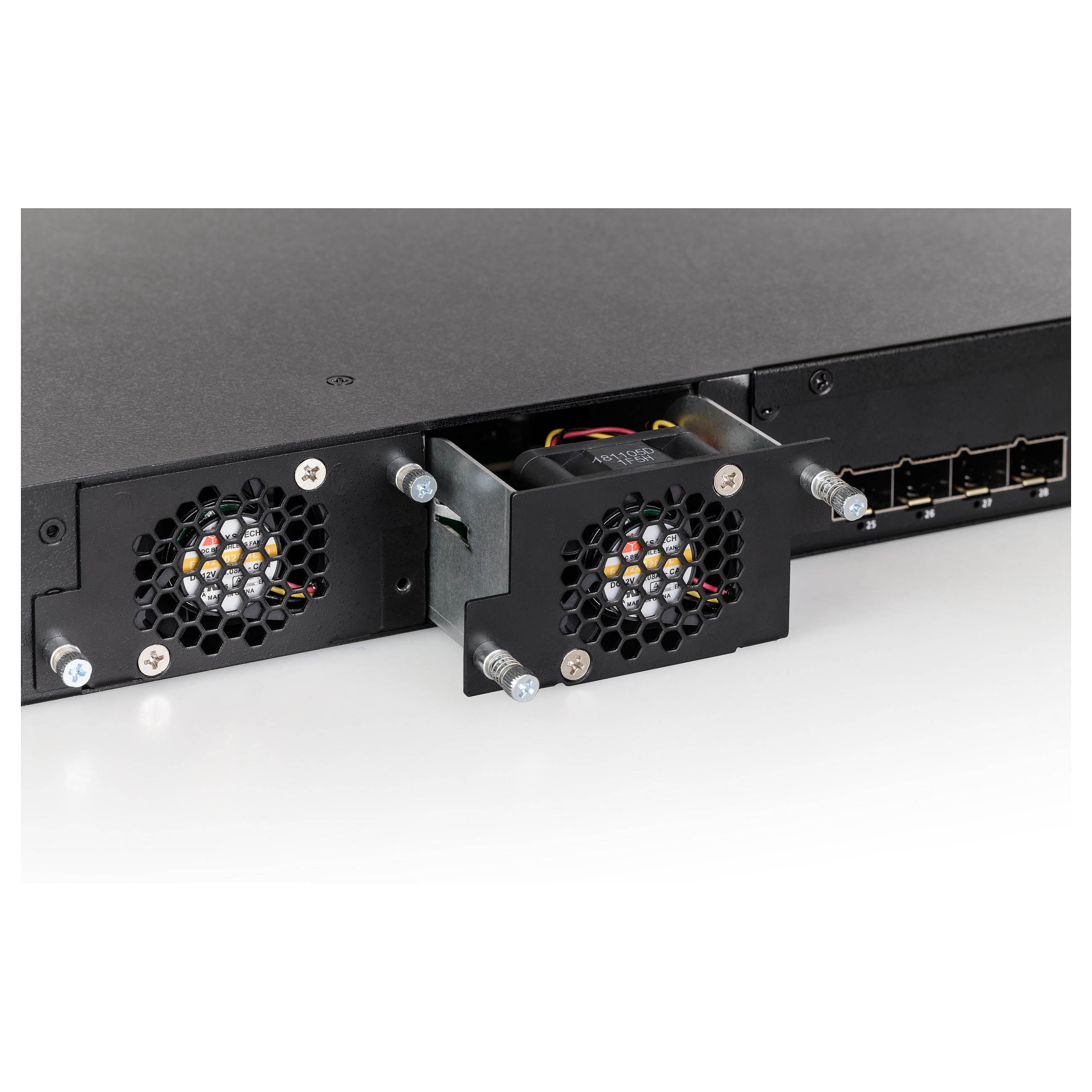 Mrežni preklopnik LANCOM XS-6128QF (28 portova, 20x 10G SFP+, 4x 25G SFP28, 4x 40G QSFP+, L3 Lite, upravljiv)-2