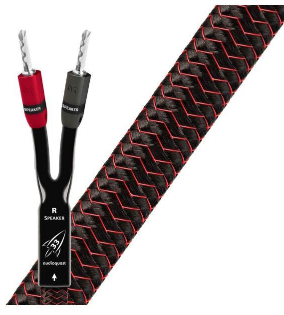 Kabel AUDIOQUEST Rocket 33 3m silver banana konektori