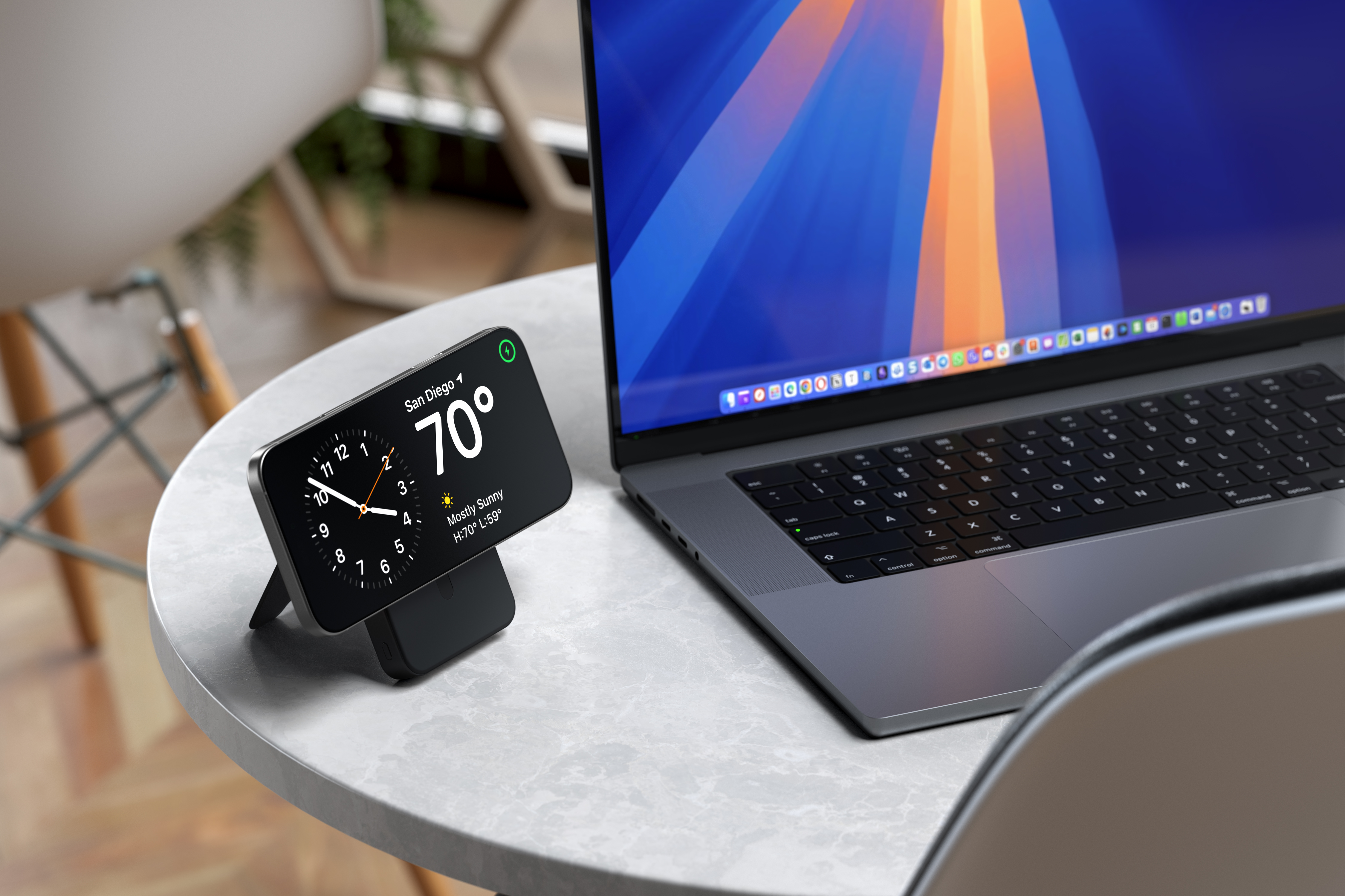 Power Bank SATECHI Qi2 10K Magnetic with Stand - Crni-6