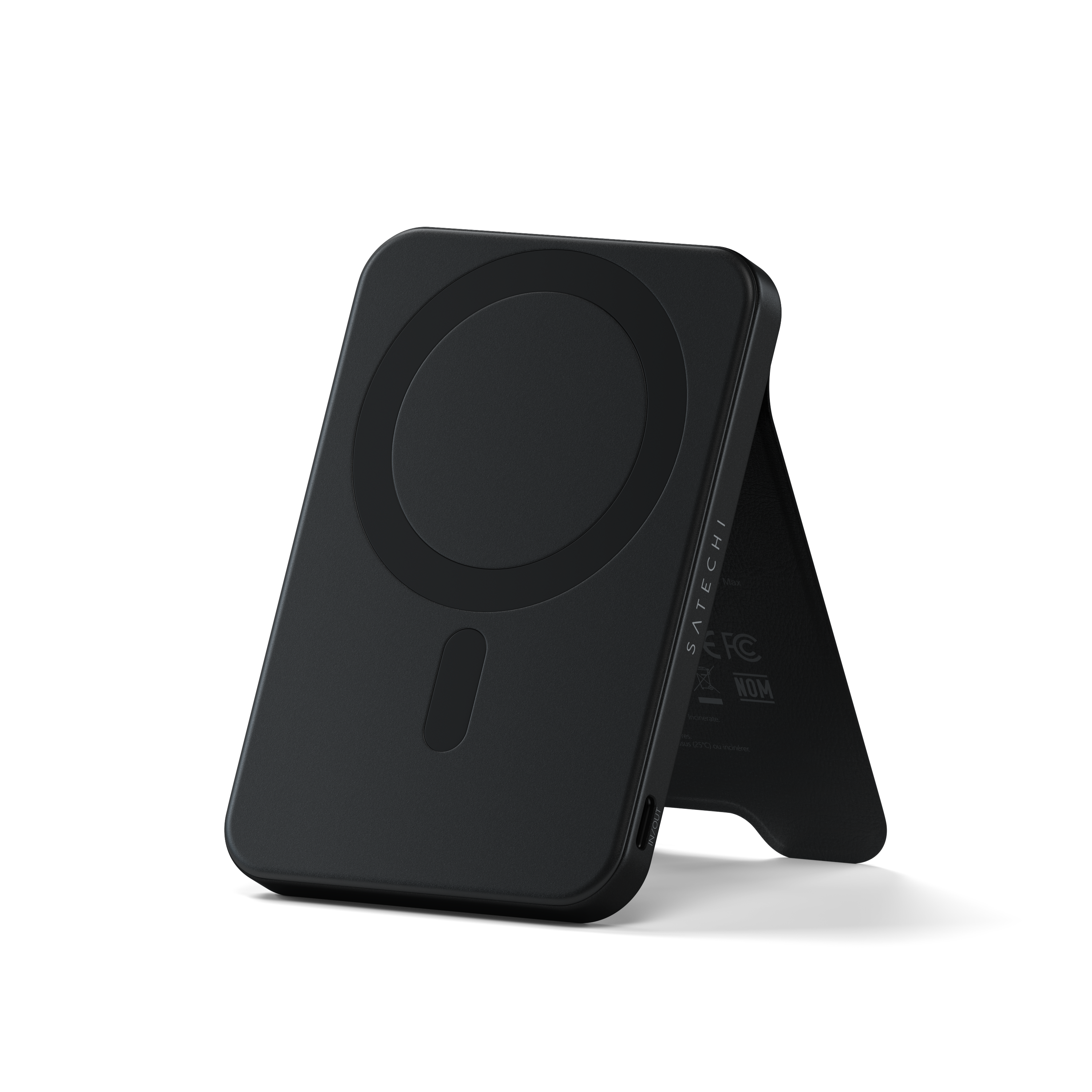 Power Bank SATECHI Qi2 5K Magnetic s postoljem - Crna-0