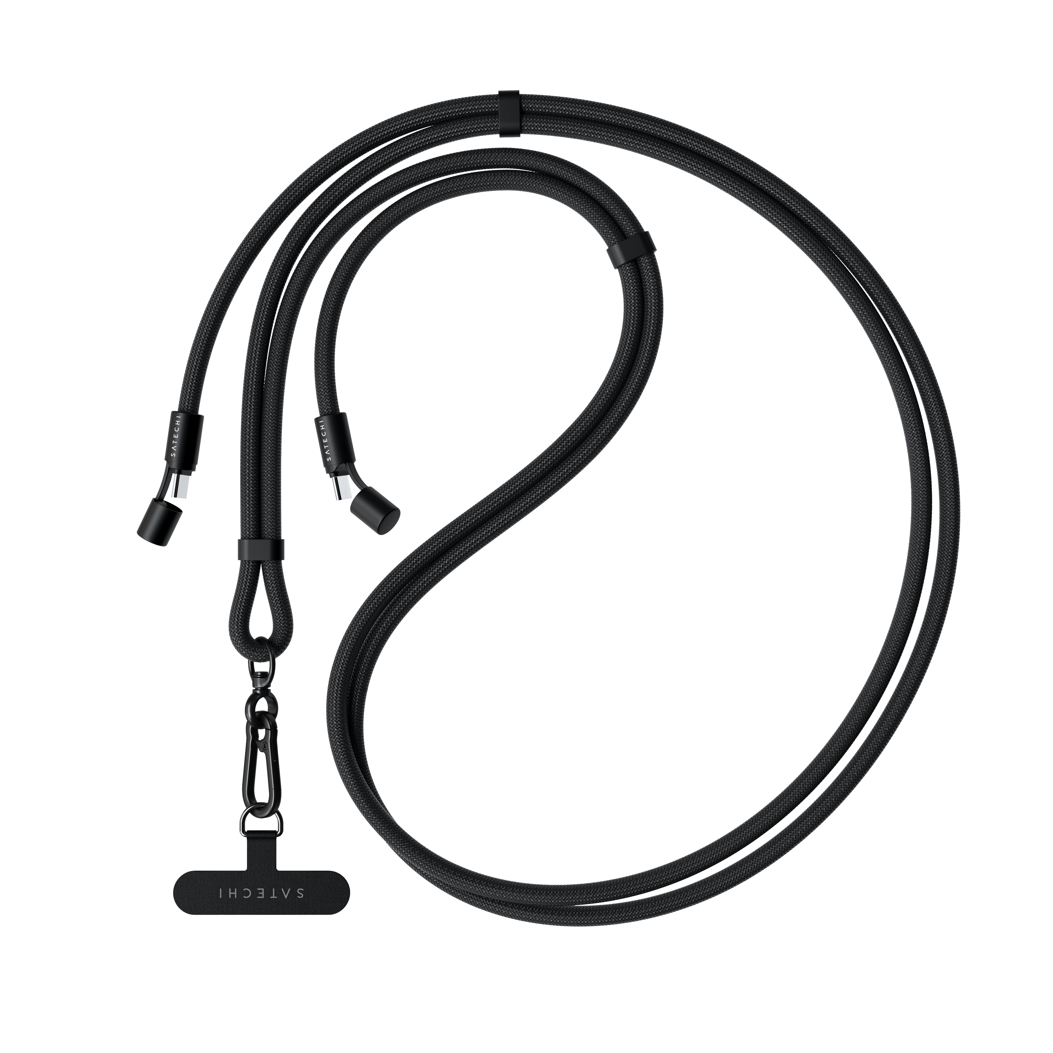 Lanac za vrat SATECHI OntheGo Crossbody - Crni-13