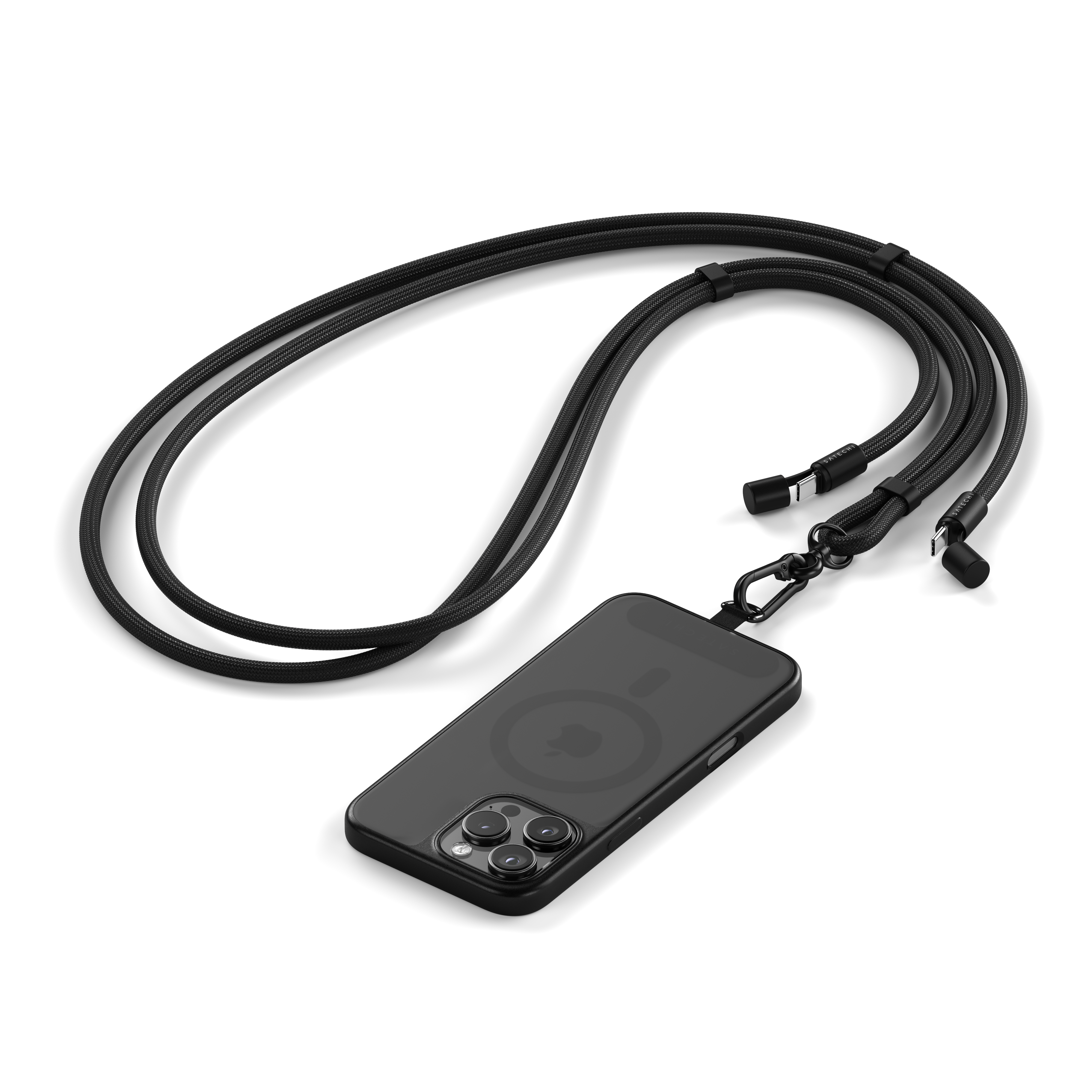 Lanac za vrat SATECHI OntheGo Crossbody - Crni-10