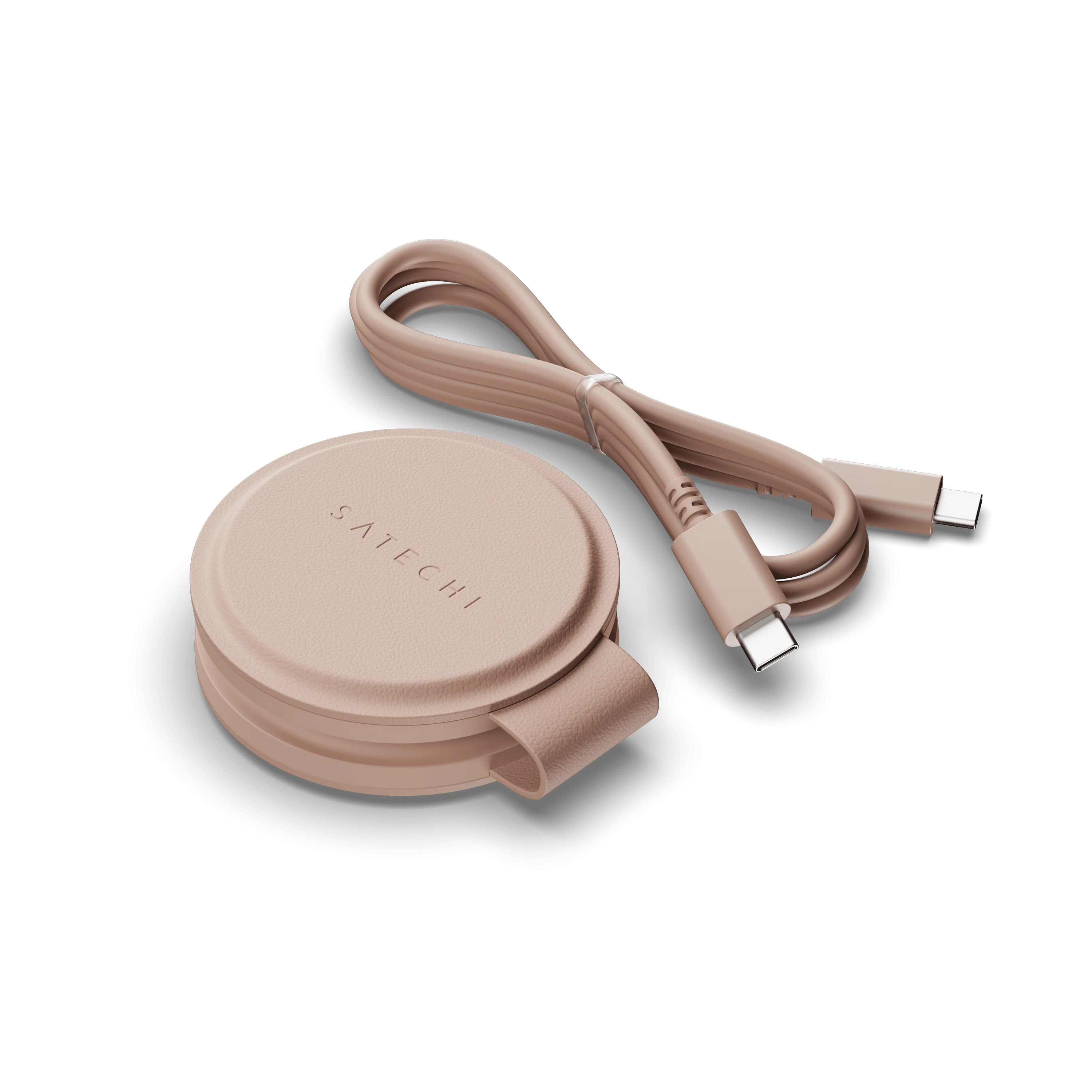 Bežični punjač SATECHI OntheGo 2-in-1 - Desert Rose-2