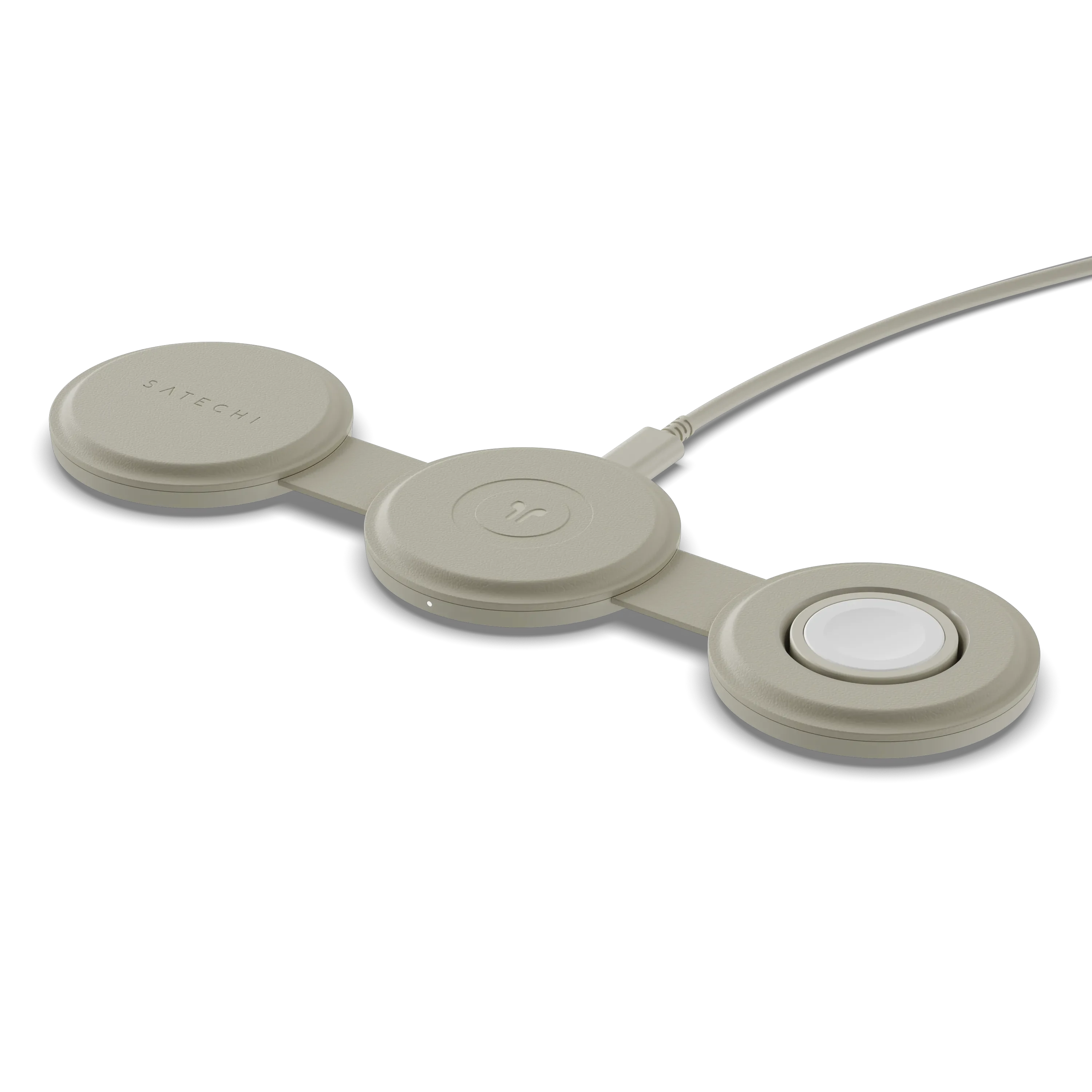 Bežični punjač SATECHI OntheGo 3-in-1 - Sand-0