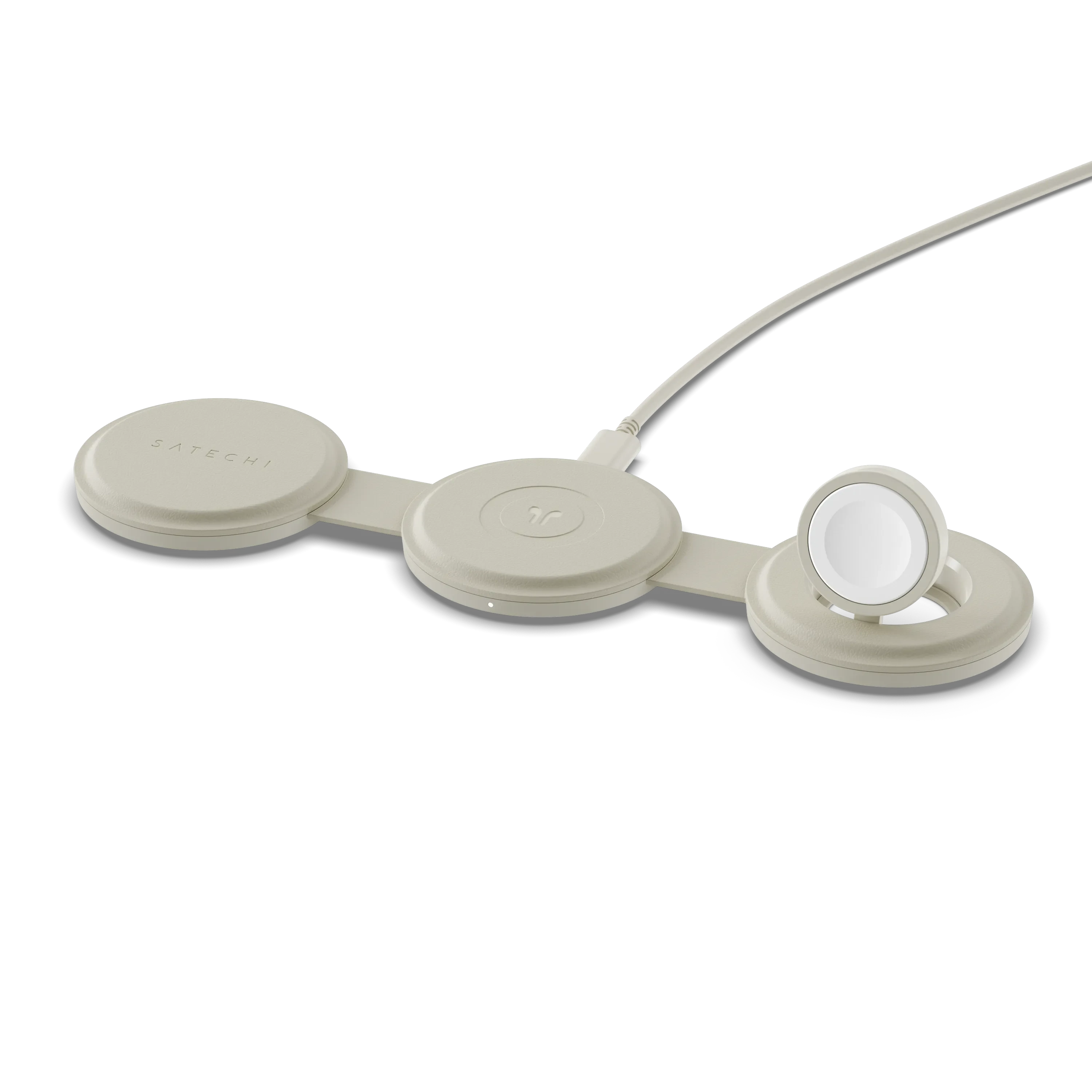 Bežični punjač SATECHI OntheGo 3-in-1 - Sand-4