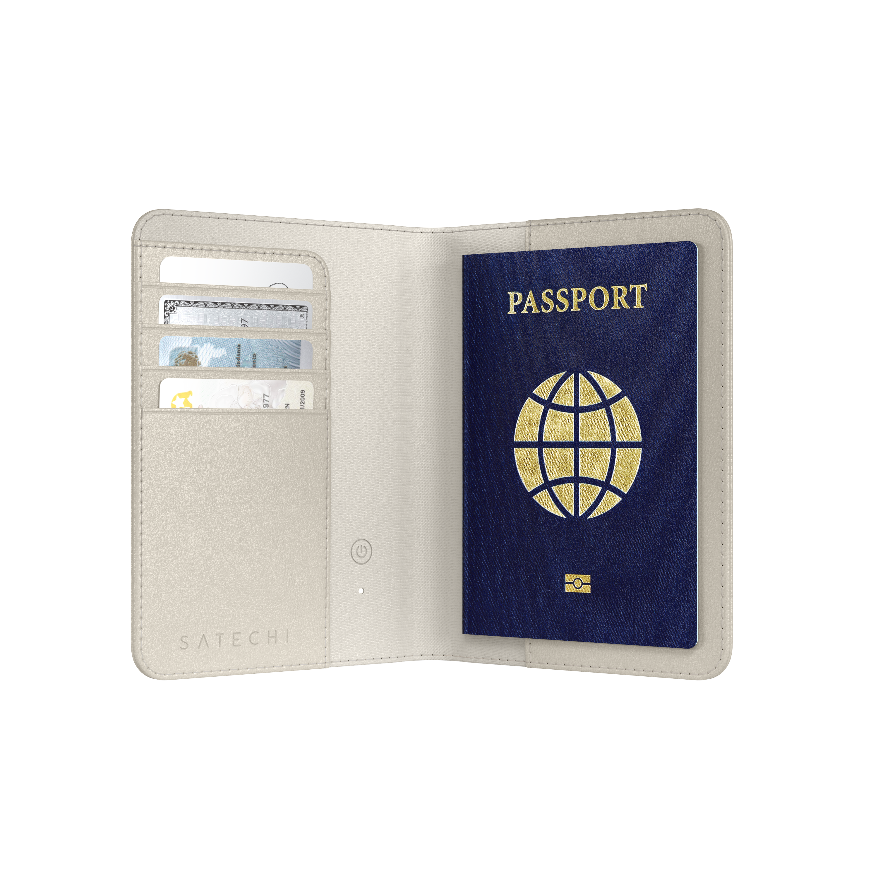 Putna torbica SATECHI Vegan-Leather FindAll Passport Cover - Sand-5