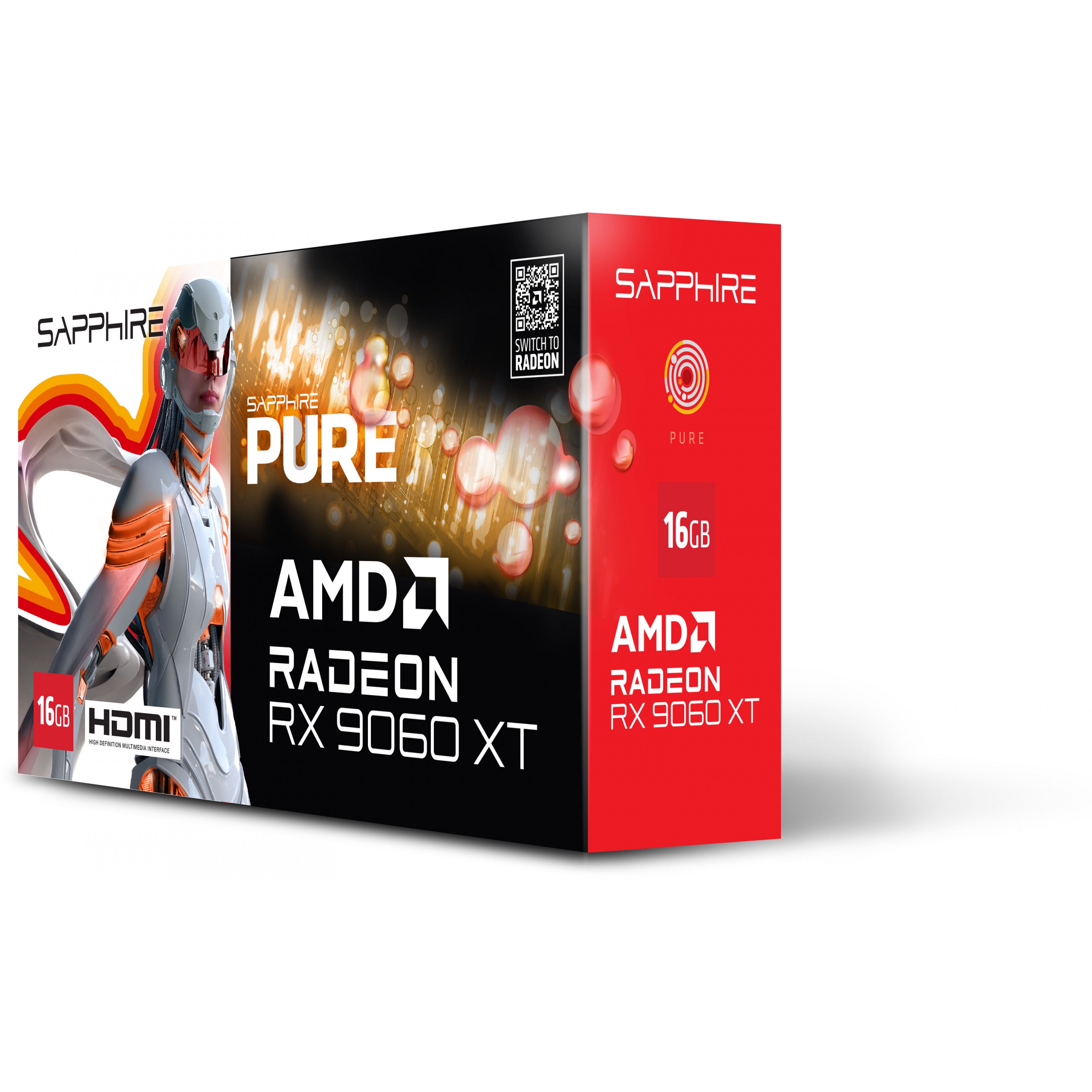Grafička kartica SAPPHIRE Pure RX 9060XT Gaming OC, 16GB GDDR6-7