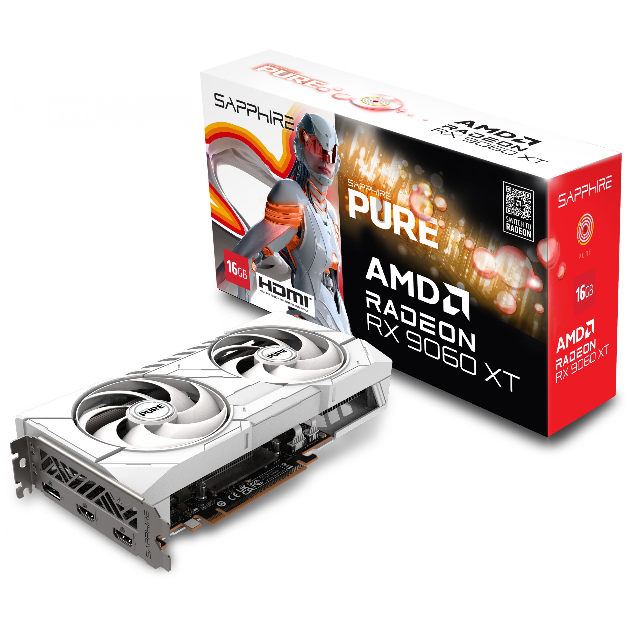 Grafička kartica SAPPHIRE Pure RX 9060XT Gaming OC, 16GB GDDR6-8