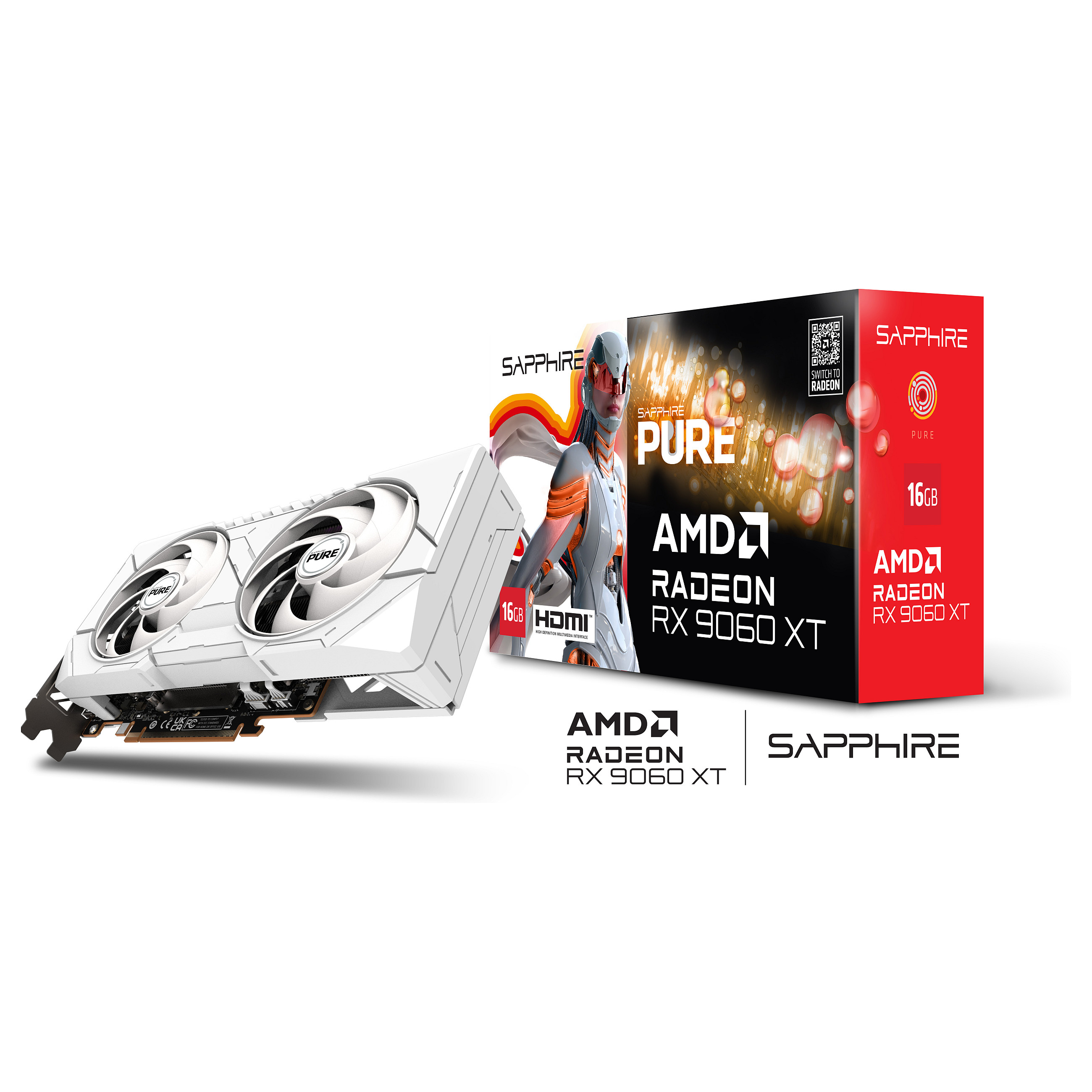 Grafička kartica SAPPHIRE Pure RX 9060XT Gaming OC, 16GB GDDR6-9