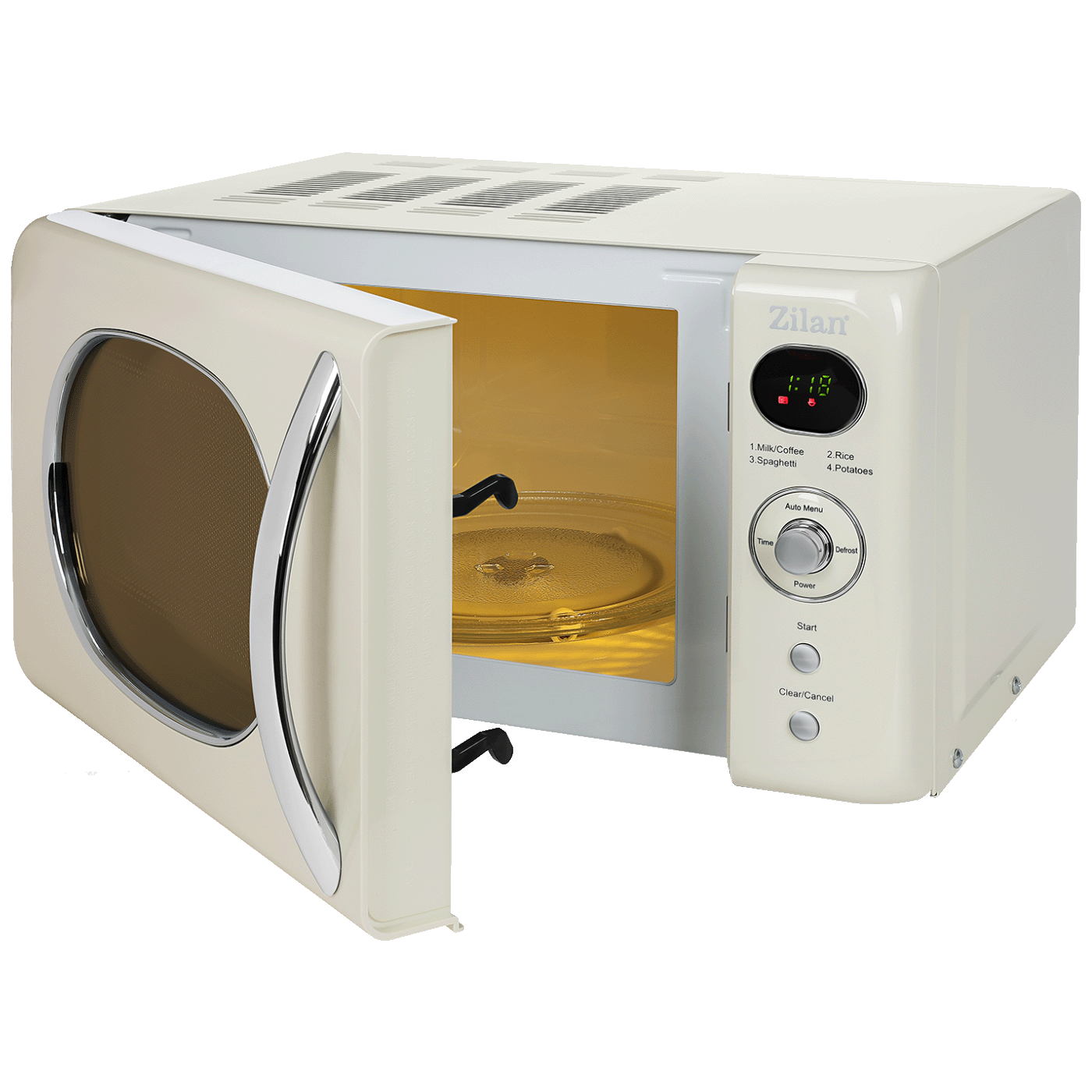 Zilan Mikrovalna pećnica, 700W, zapremina 20 lit., Retro - ZLN1245-2