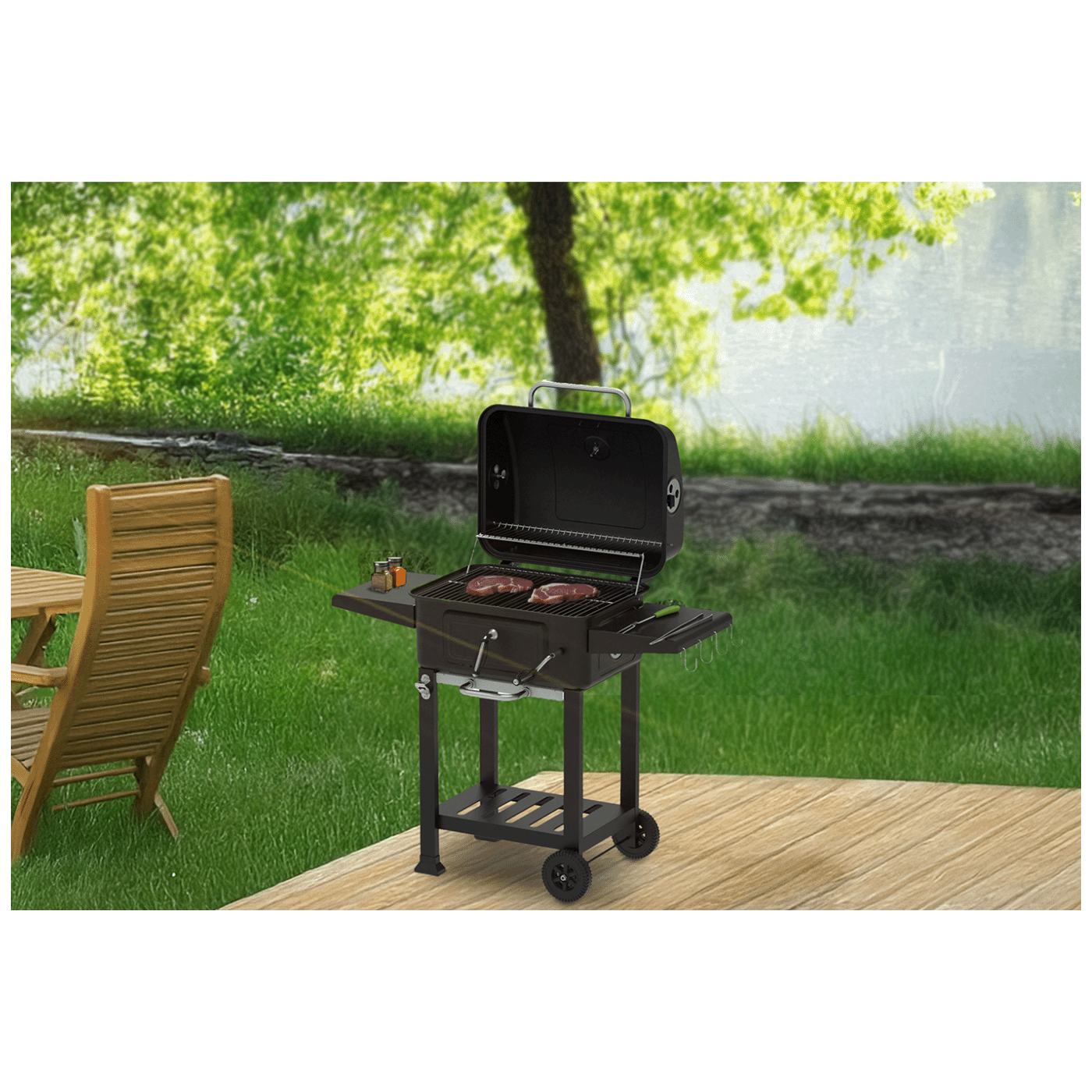 Zilan Grill / Roštilj, samostojeći, na ugalj - ZLN3574-4