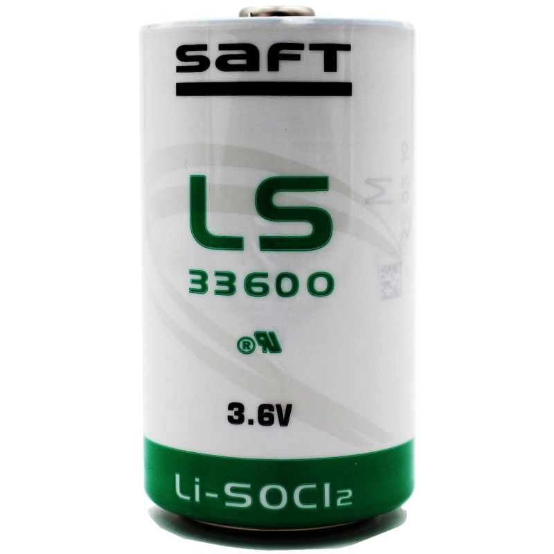 Litijeva baterija SAFT LS33600 (3.6V, 17000mAh, D/R20, Li-SOCl2)-0