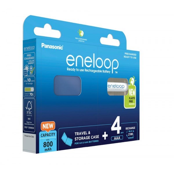 Baterije PANASONIC ENELOOP AAA 800mAh 4 szt + box-5