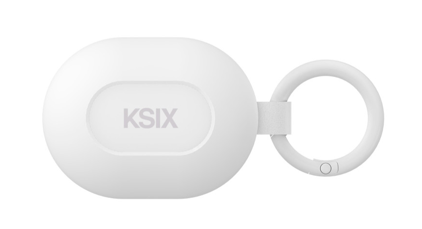 Slušalice bežične KSIX Neutron, USB-C, kopča za karabiner, baterija 4h+16h, bijele-3