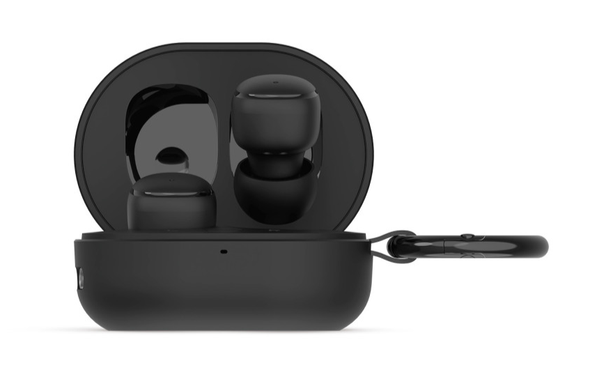 Slušalice bežične KSIX Neutron, USB-C, kopča za karabiner, baterija 4h+16h, crne-2