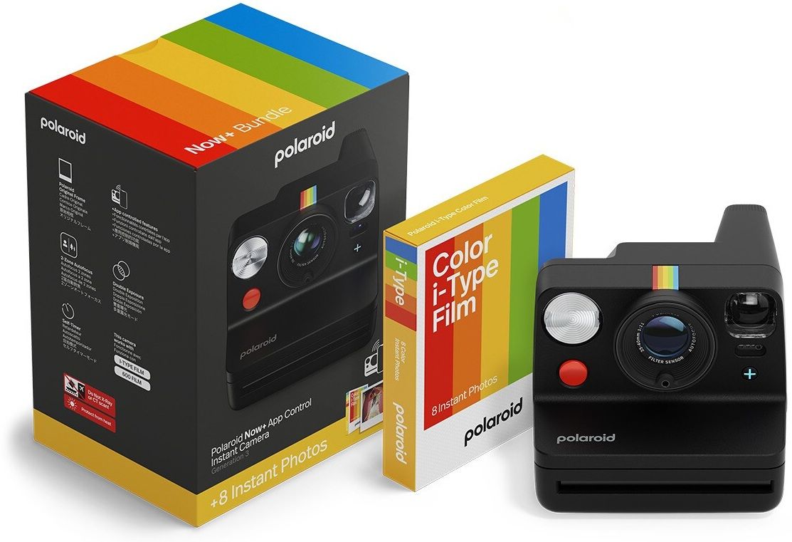 Fotoaparat POLAROID Now+3 crni, Everything box (8 photos)