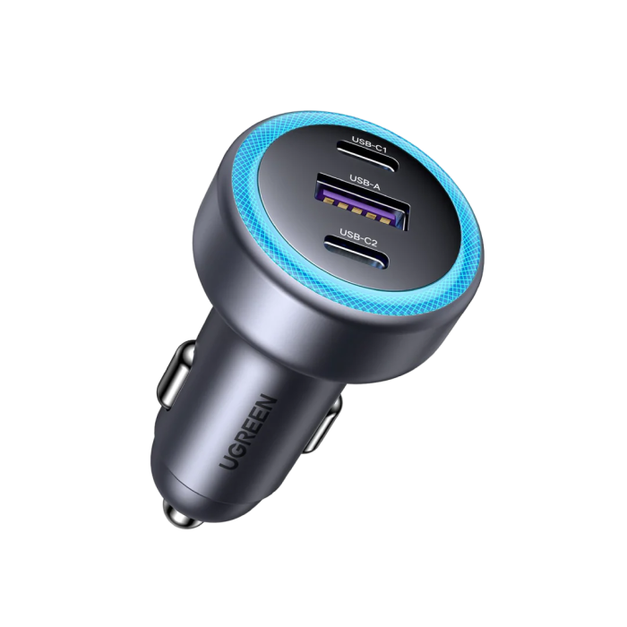 Auto punjač UGREEN, 30W, 3-Port-2