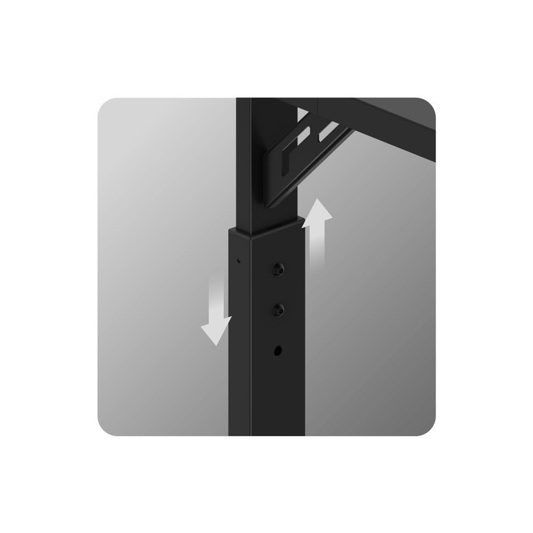 Gaming stol HUZARO Hero 2.6 black-5