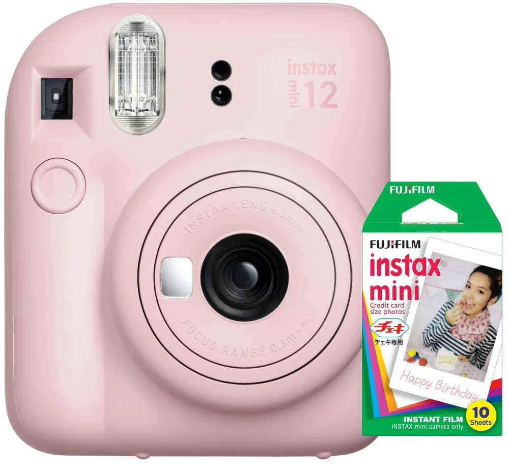 Fotoaparat FUJIFILM INSTAX Mini 12 Pink + 10 Shot