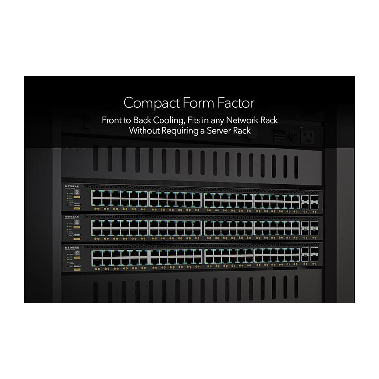 Prekidač NETGEAR M4350-24X4V (managed, 10G Ethernet, PoE, 1U, crna)-9