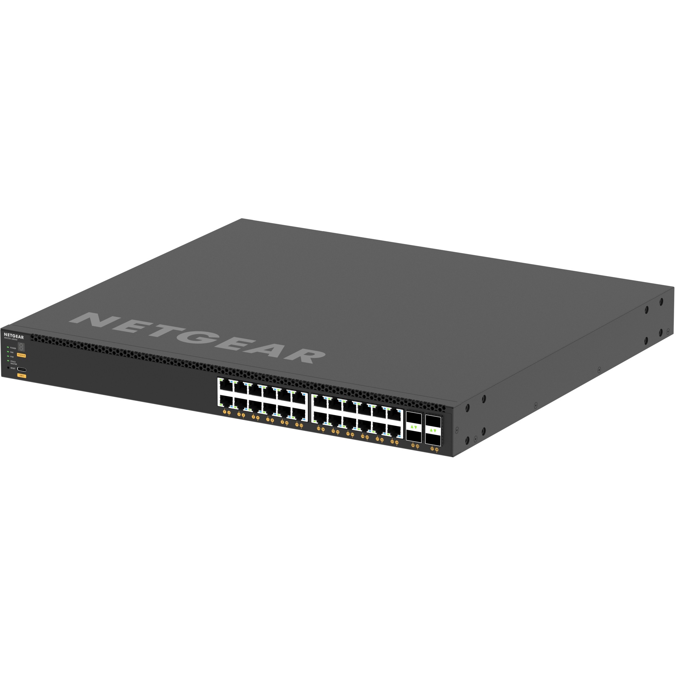 Prekidač NETGEAR M4350-24X4V (managed, 10G Ethernet, PoE, 1U, crna)-4