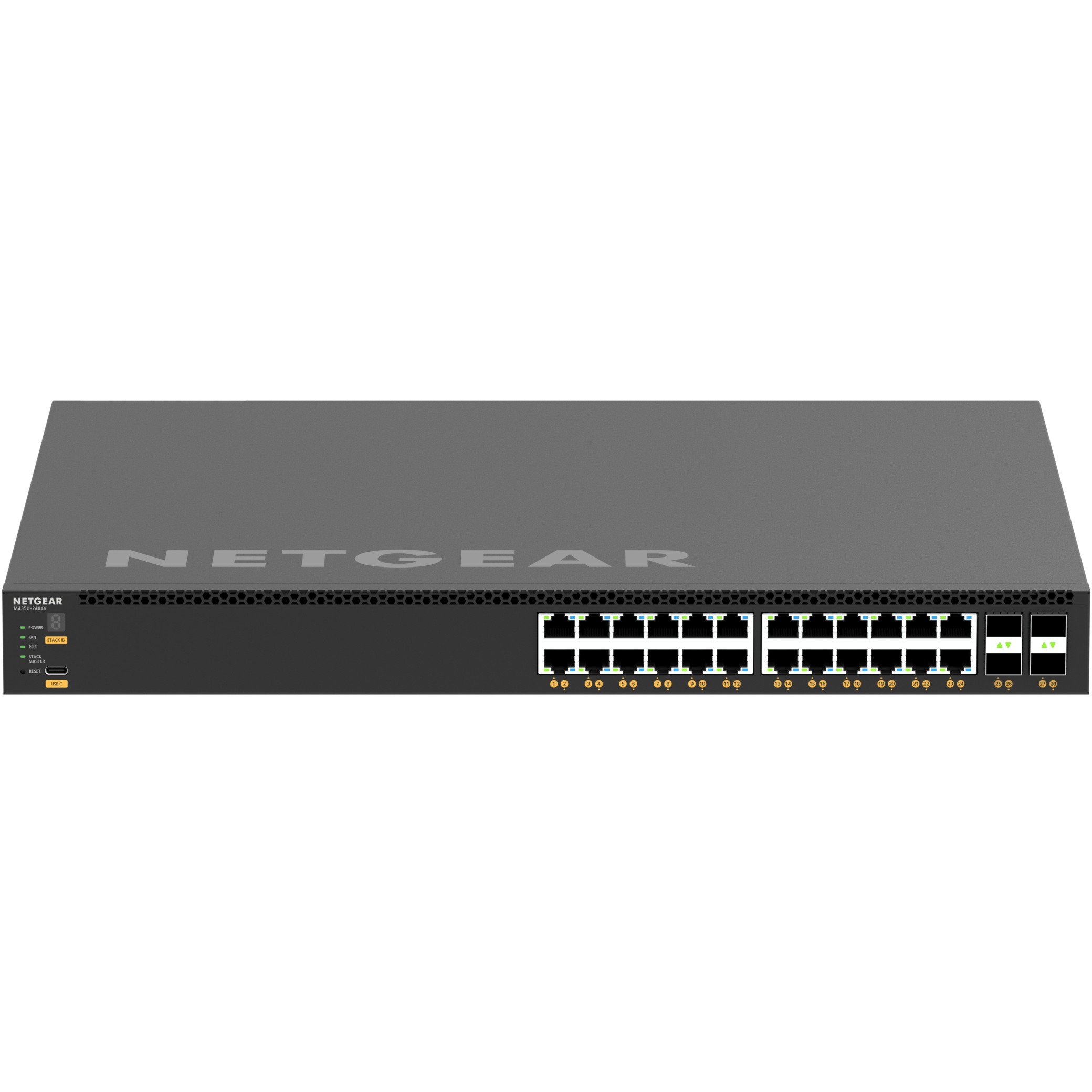 Prekidač NETGEAR M4350-24X4V (managed, 10G Ethernet, PoE, 1U, crna)-7