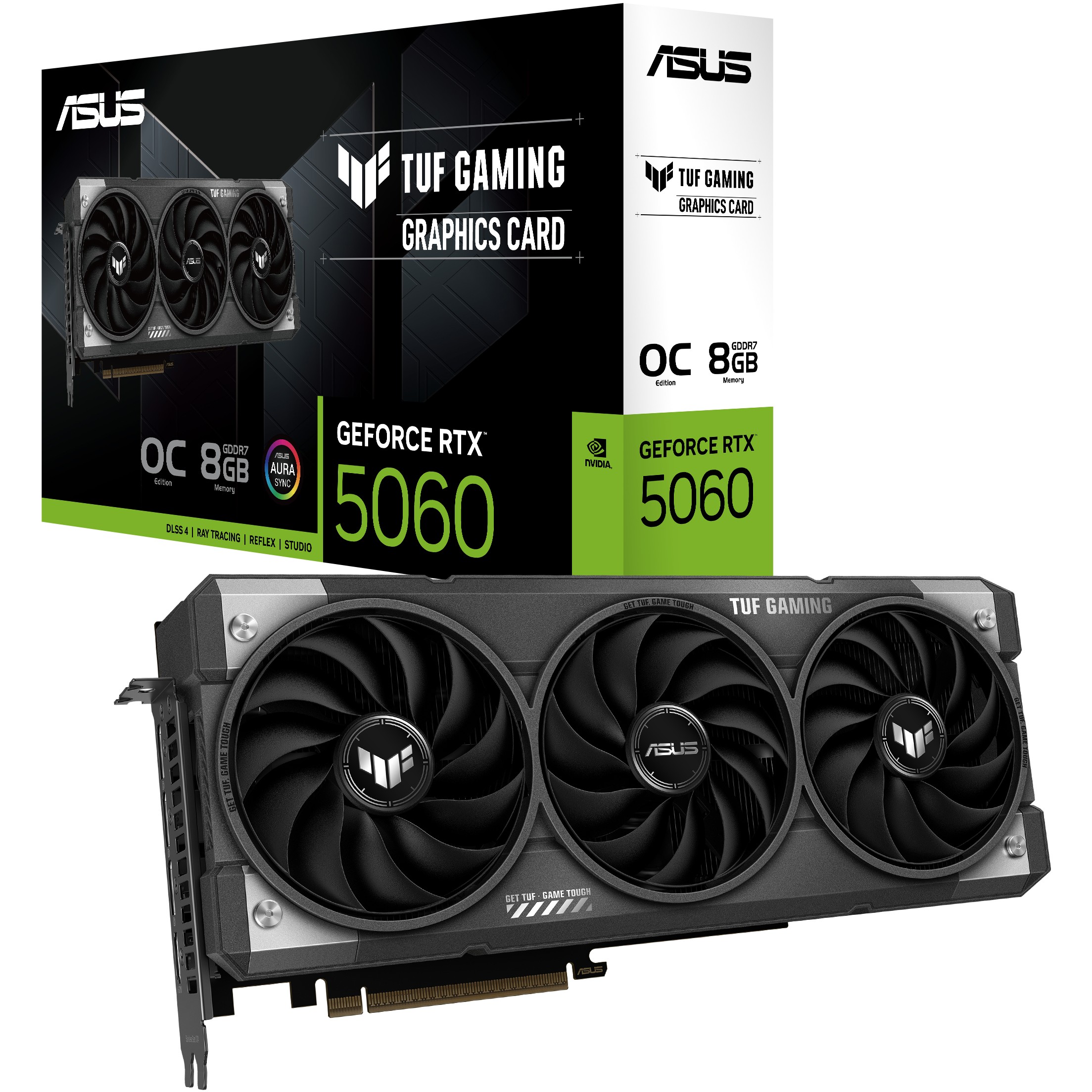 Grafička kartica ASUS TUF-RTX5060-O8G-GAMING (NVIDIA GeForce RTX 5060, 8 GB GDDR7, PCIe 5.0 x16, 3x DisplayPort, 1x HDMI)-11
