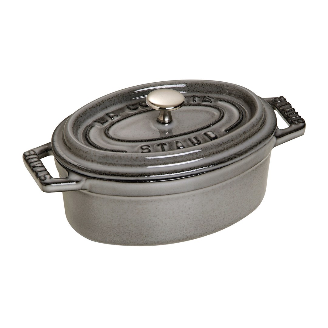 Tava STAUB Mini 12 cm (lijevano željezo, crna)-1