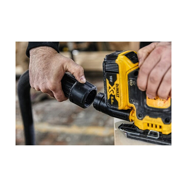 Akumulatorska vibracijska brusilica DEWALT DCW200NT (18V XR, Brushless, 13500 OPM, solo alat)-8