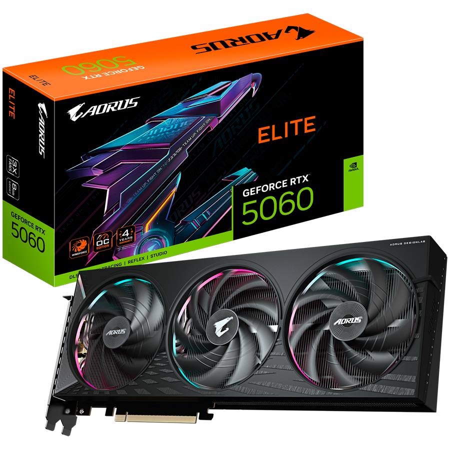 Grafička kartica GIGABYTE AORUS GeForce RTX 5060 ELITE 8G (8GB GDDR7)-0