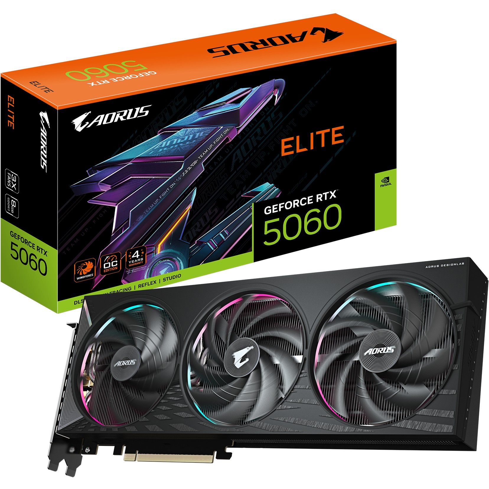 Grafička kartica GIGABYTE AORUS GeForce RTX 5060 ELITE 8G (8GB GDDR7)-6