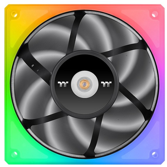 Ventilator THERMALTAKE TOUGHFAN 12 RGB (12 cm, bijeli, 3 komada)-0