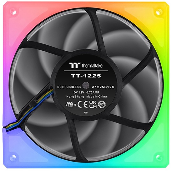 Ventilator THERMALTAKE TOUGHFAN 12 RGB (12 cm, bijeli, 3 komada)-1