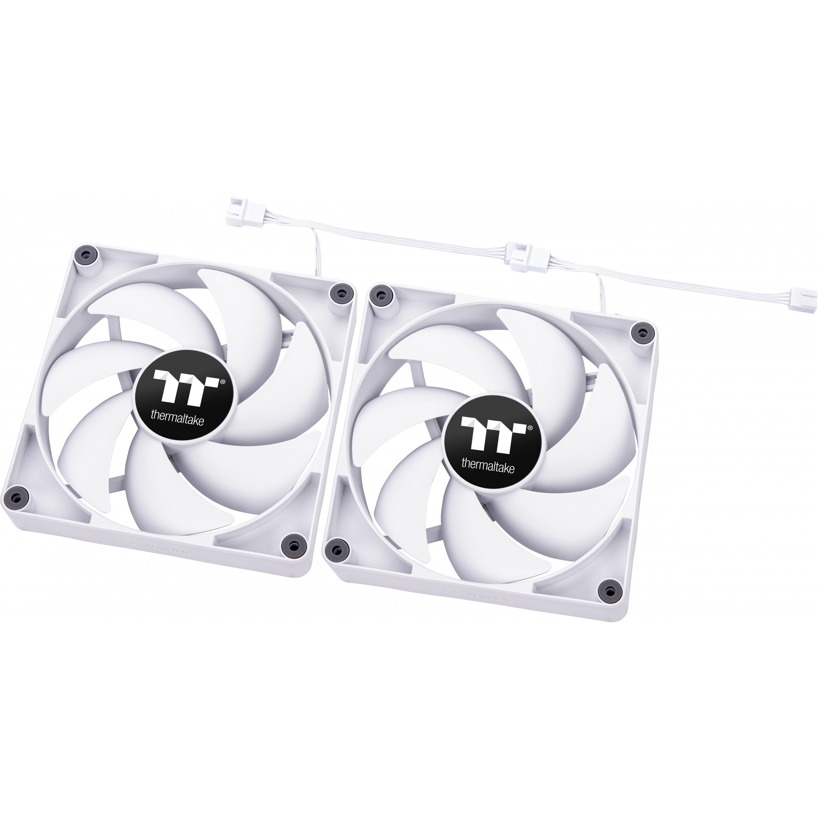 Ventilator THERMALTAKE CT140 (14 cm, bijeli, 2 komada)-0