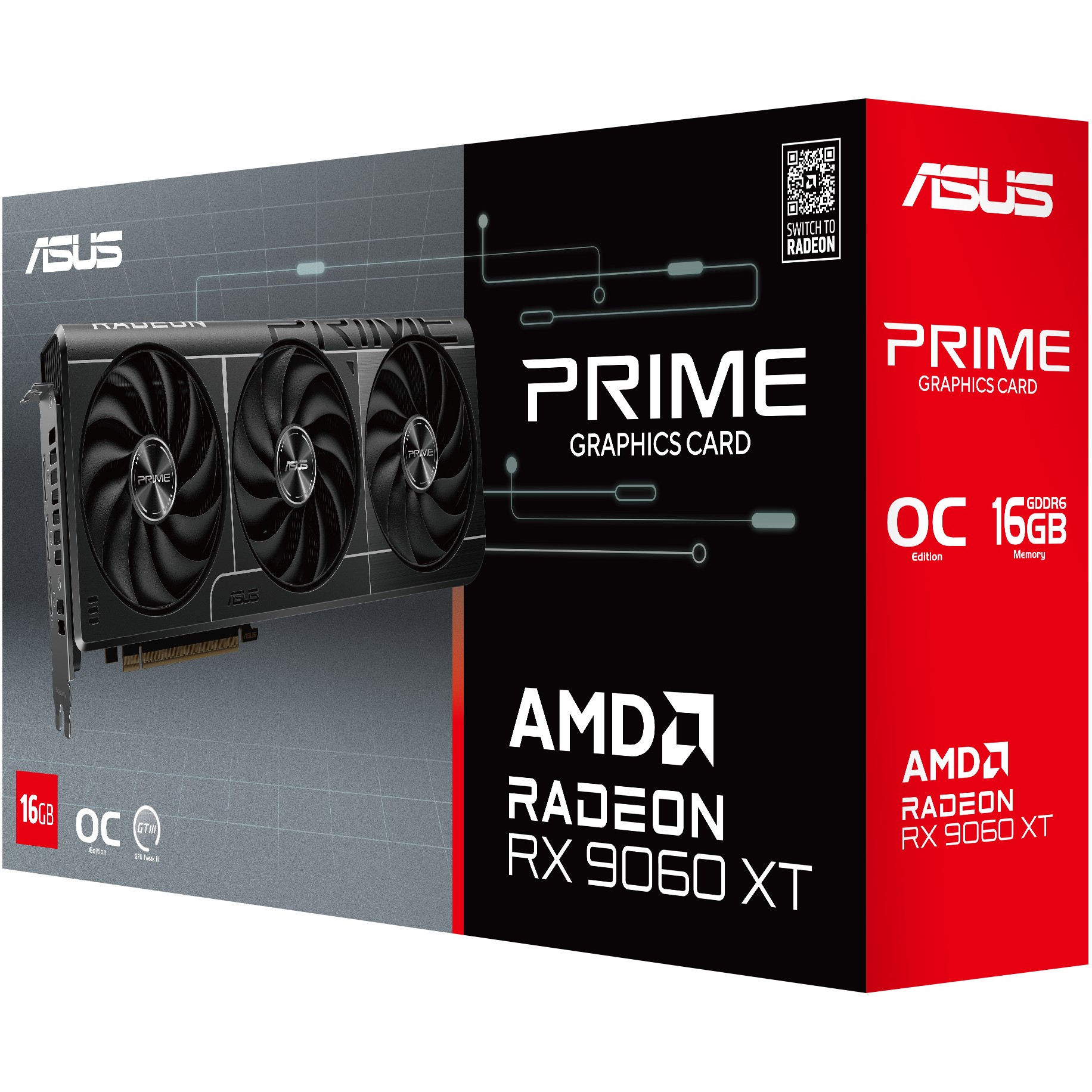 Grafička kartica ASUS Prime Radeon RX 9060 XT O16G (AMD, 16 GB GDDR6, PCIe 5.0 x16, 2x DisplayPort, 1x HDMI)-23