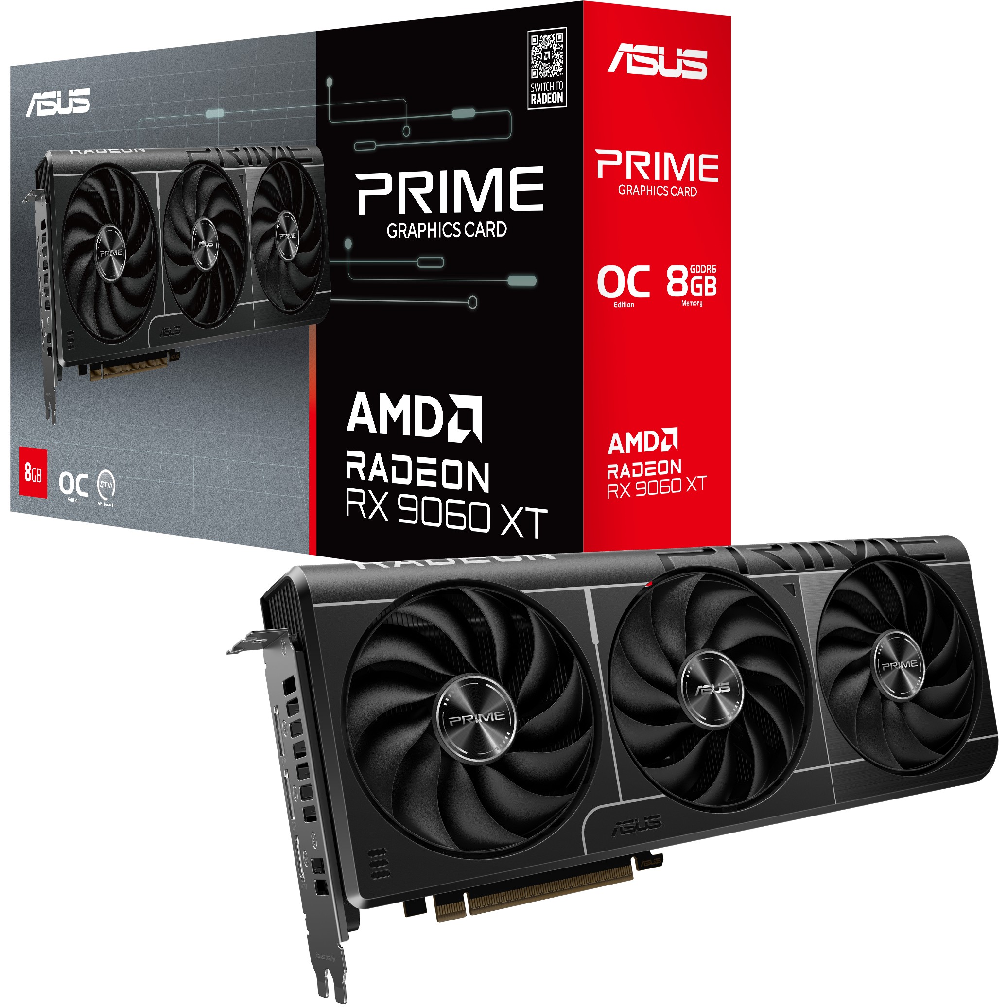 Grafička kartica ASUS Prime -RX9060XT-O8G (AMD Radeon RX 9060 XT, 8 GB GDDR6)-10