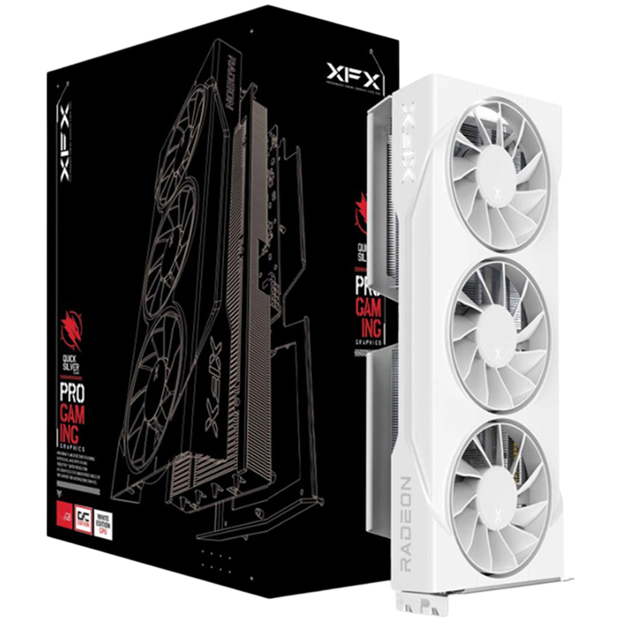 Grafička kartica XFX SWIFT RX 9060XT OC White 3-FAN 16GB-4