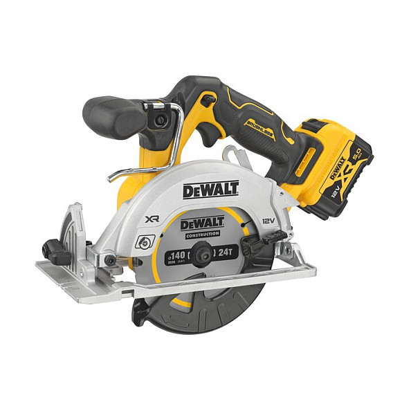 Akumulatorska kružna pila DEWALT DCS512P2-QW (12V XR, 140mm, 2x5.0Ah, TSTAK)-0
