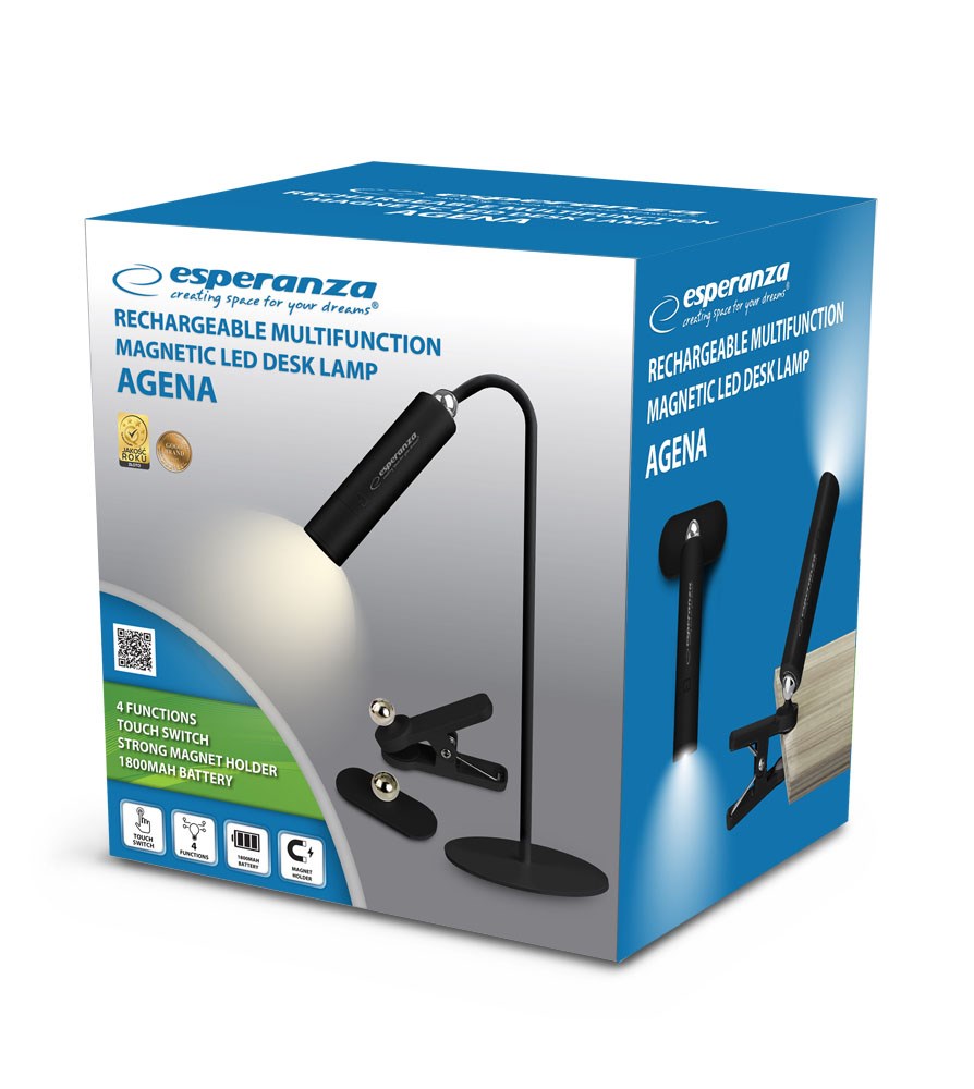 Stolna lampa ESPERANZA ELD118K LED 3u1 (Crna)-9
