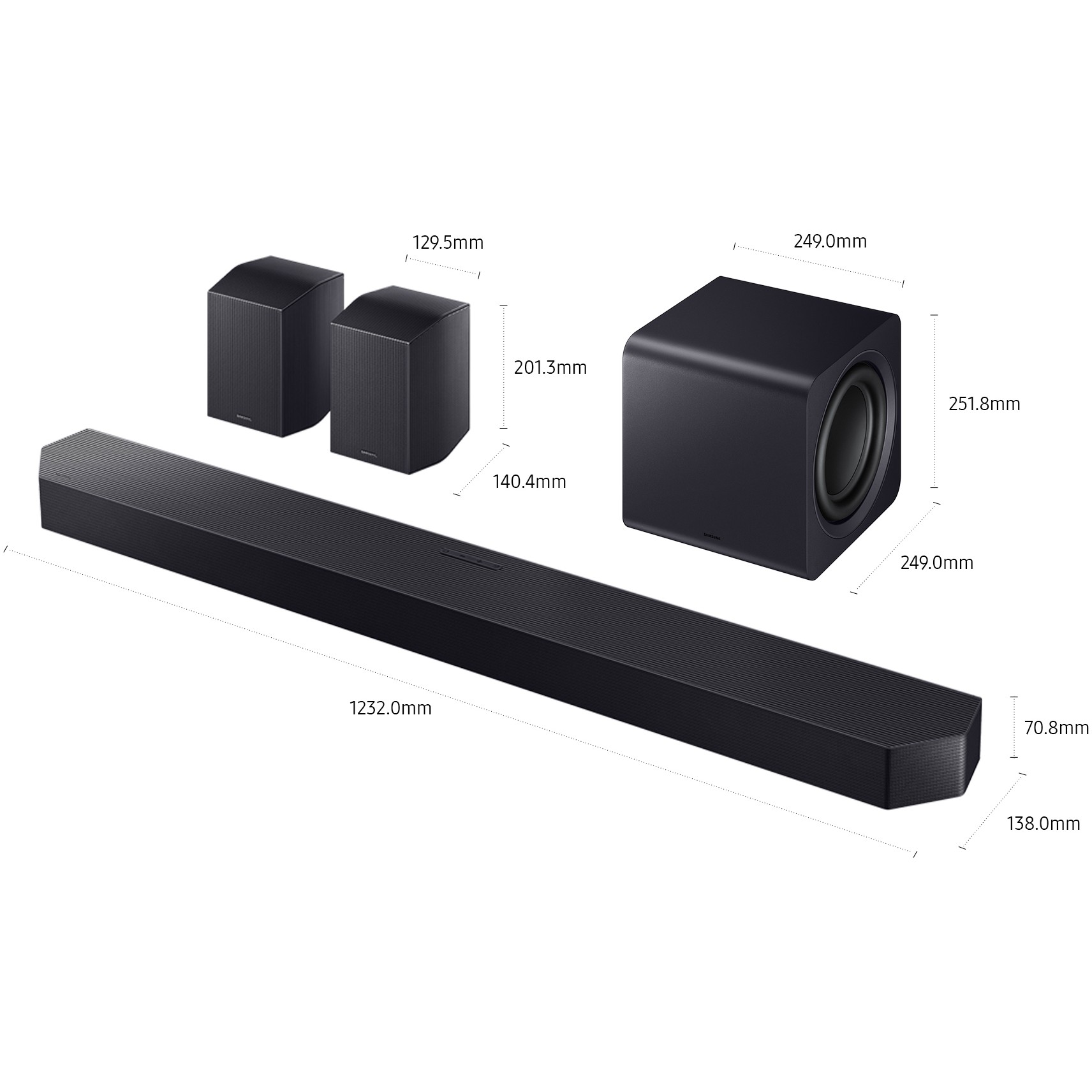 Soundbar SAMSUNG HW-Q990F (Q-Symphony, Dolby Atmos, crni)-3
