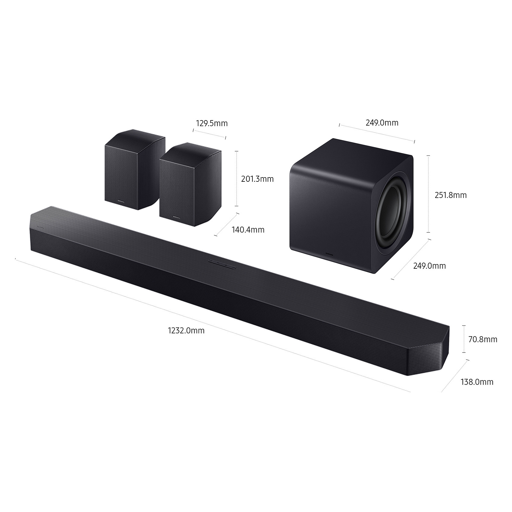 Soundbar SAMSUNG HW-Q990F (Q-Symphony, Dolby Atmos, crni)-5